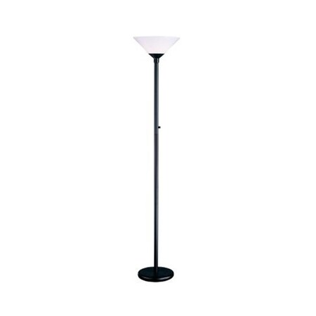 Star Brite Aries Torchiere Floor Lamp - Black ST33391